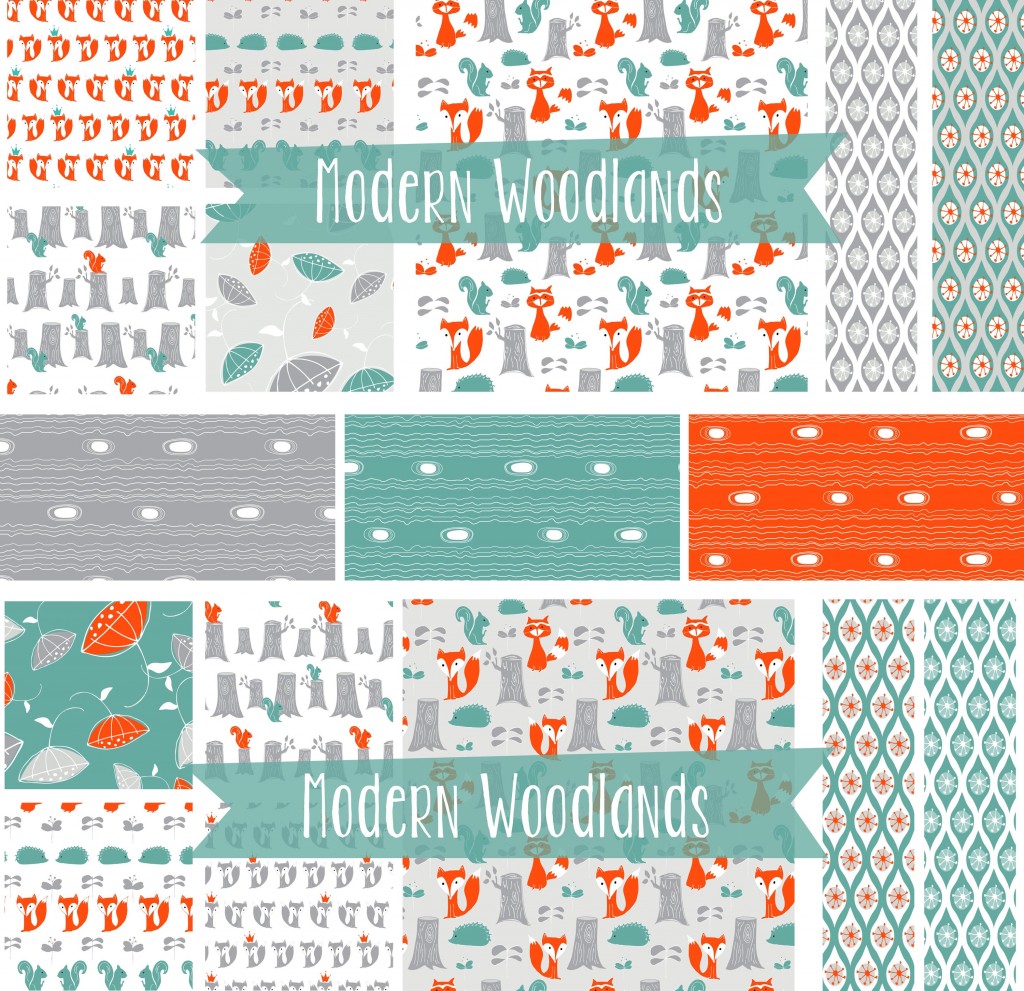 Modern Woodland Fabric Collection