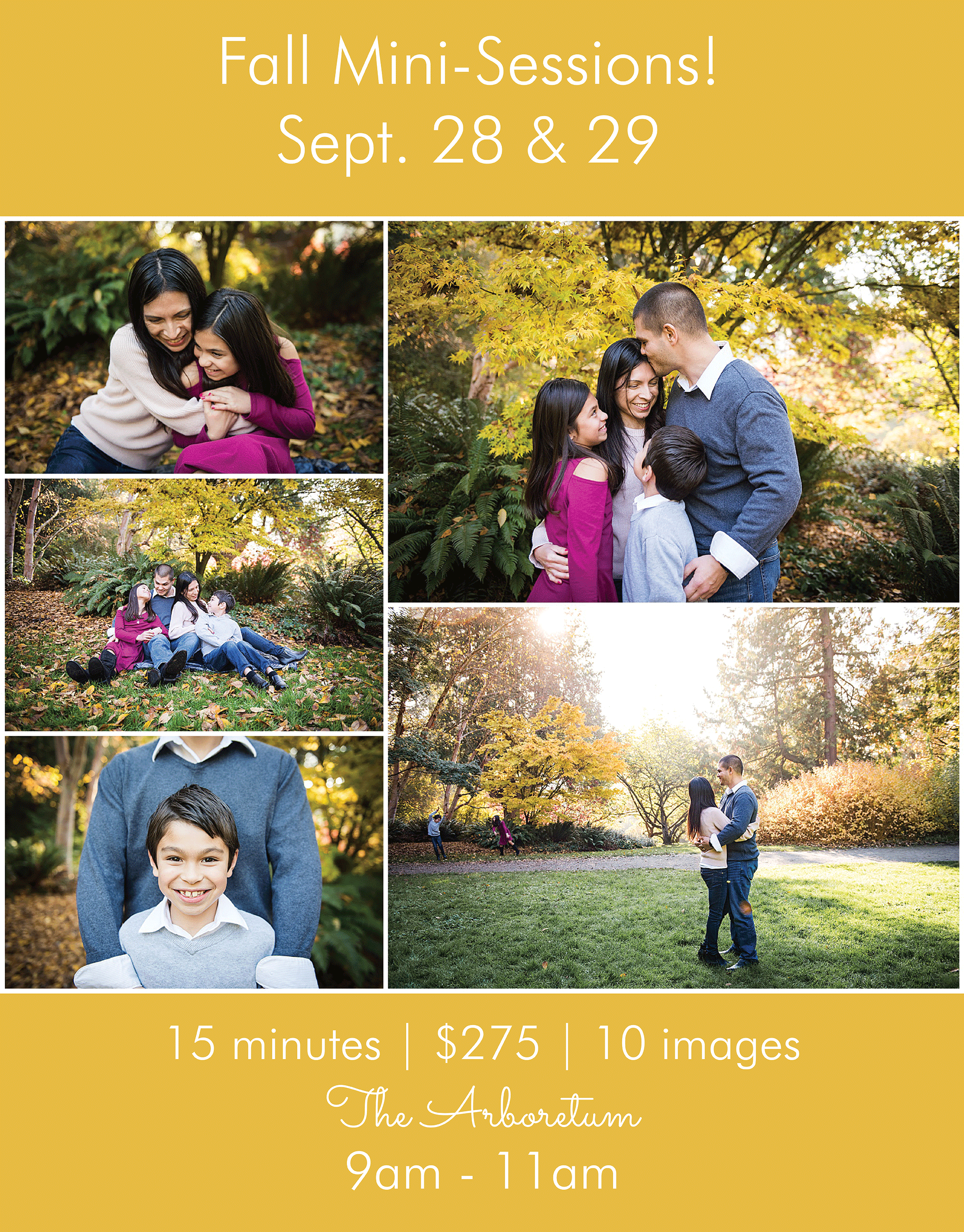 2019 Fall Mini Sessions Seattle Photographer